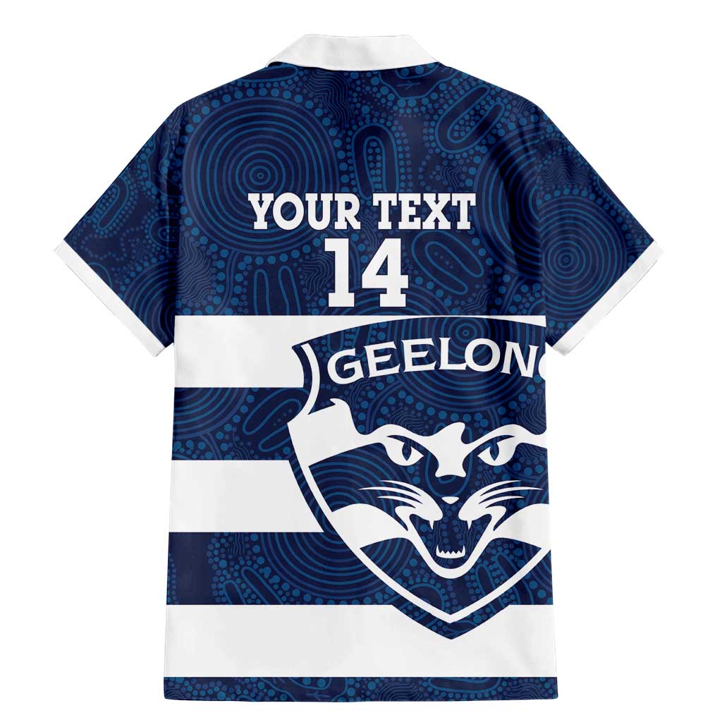 AFL Cats Football Custom Family Matching Mermaid Dress and Hawaiian Shirt Geelong Proud Indigenous Art - Aussie Hoodie