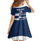AFL Cats Football Custom Family Matching Summer Maxi Dress and Hawaiian Shirt Geelong Proud Indigenous Art - Aussie Hoodie