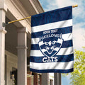 AFL Cats Football Custom Garden Flag Geelong Proud Indigenous Art - Aussie Hoodie