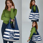 AFL Cats Football Custom Grocery Bag Geelong Proud Indigenous Art - Aussie Hoodie