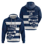 AFL Cats Football Custom Hoodie Geelong Proud Indigenous Art - Aussie Hoodie