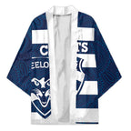 AFL Cats Football Custom Kimono Geelong Proud Indigenous Art - Aussie Hoodie