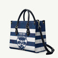 AFL Cats Football Custom Leather Bag Geelong Proud Indigenous Art - Aussie Hoodie