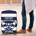 AFL Cats Football Custom Luggage Cover Geelong Proud Indigenous Art - Aussie Hoodie