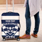 AFL Cats Football Custom Luggage Cover Geelong Proud Indigenous Art - Aussie Hoodie