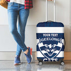 AFL Cats Football Custom Luggage Cover Geelong Proud Indigenous Art - Aussie Hoodie