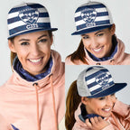 AFL Cats Football Mesh Trucker Cap Geelong Proud Indigenous Art - Aussie Hoodie