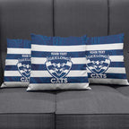 AFL Cats Football Custom Pillow Cover Geelong Proud Indigenous Art - Aussie Hoodie