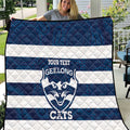AFL Cats Football Custom Quilt Geelong Proud Indigenous Art - Aussie Hoodie