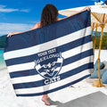 AFL Cats Football Custom Sarong Geelong Proud Indigenous Art - Aussie Hoodie
