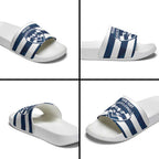 AFL Cats Football Custom Slide Sandals Geelong Proud Indigenous Art - Aussie Hoodie