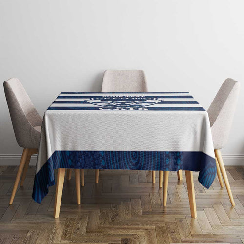 AFL Cats Football Custom Tablecloth Geelong Proud Indigenous Art - Aussie Hoodie