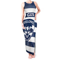 AFL Cats Football Custom Tank Maxi Dress Geelong Proud Indigenous Art - Aussie Hoodie