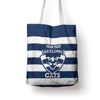 AFL Cats Football Custom Tote Bag Geelong Proud Indigenous Art - Aussie Hoodie