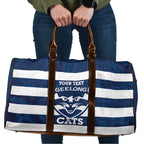 AFL Cats Football Custom Travel Bag Geelong Proud Indigenous Art - Aussie Hoodie