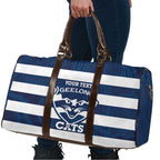 AFL Cats Football Custom Travel Bag Geelong Proud Indigenous Art - Aussie Hoodie