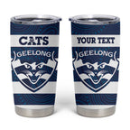 AFL Cats Football Custom Tumbler Cup Geelong Proud Indigenous Art - Aussie Hoodie