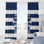 AFL Cats Football Custom Window Curtain Geelong Proud Indigenous Art - Aussie Hoodie
