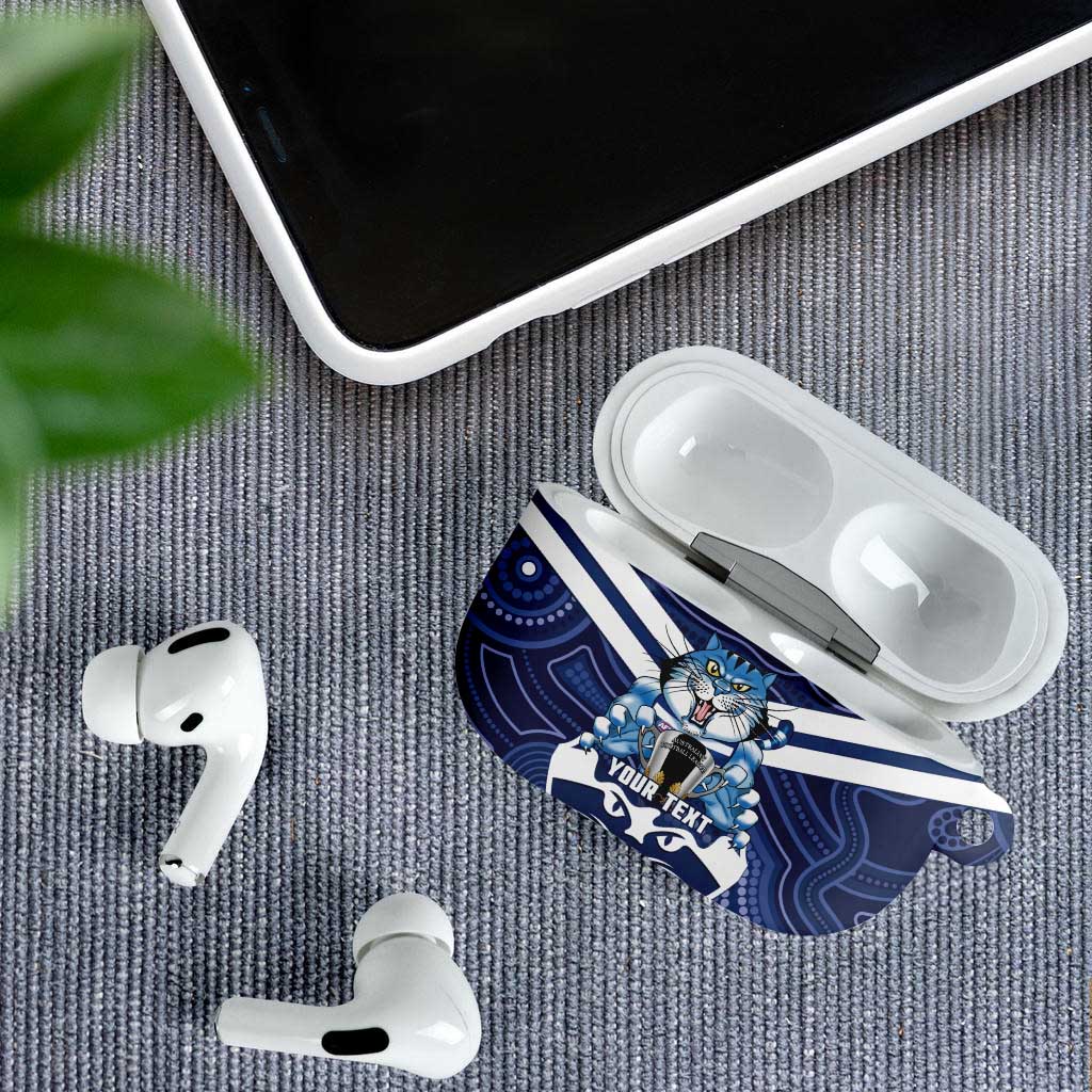 AFL Cats Football Personalised AirPods Case Final Geelong Premiers Trophy Aboriginal - Aussie Hoodie