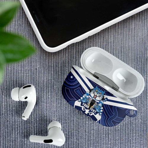 AFL Cats Football Personalised AirPods Case Final Geelong Premiers Trophy Aboriginal - Aussie Hoodie