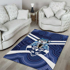 AFL Cats Football Personalised Area Rug Final Geelong Premiers Trophy Aboriginal - Aussie Hoodie
