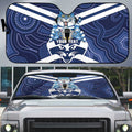 AFL Cats Football Personalised Auto Sun Shade Final Geelong Premiers Trophy Aboriginal - Aussie Hoodie