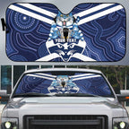 AFL Cats Football Personalised Auto Sun Shade Final Geelong Premiers Trophy Aboriginal - Aussie Hoodie