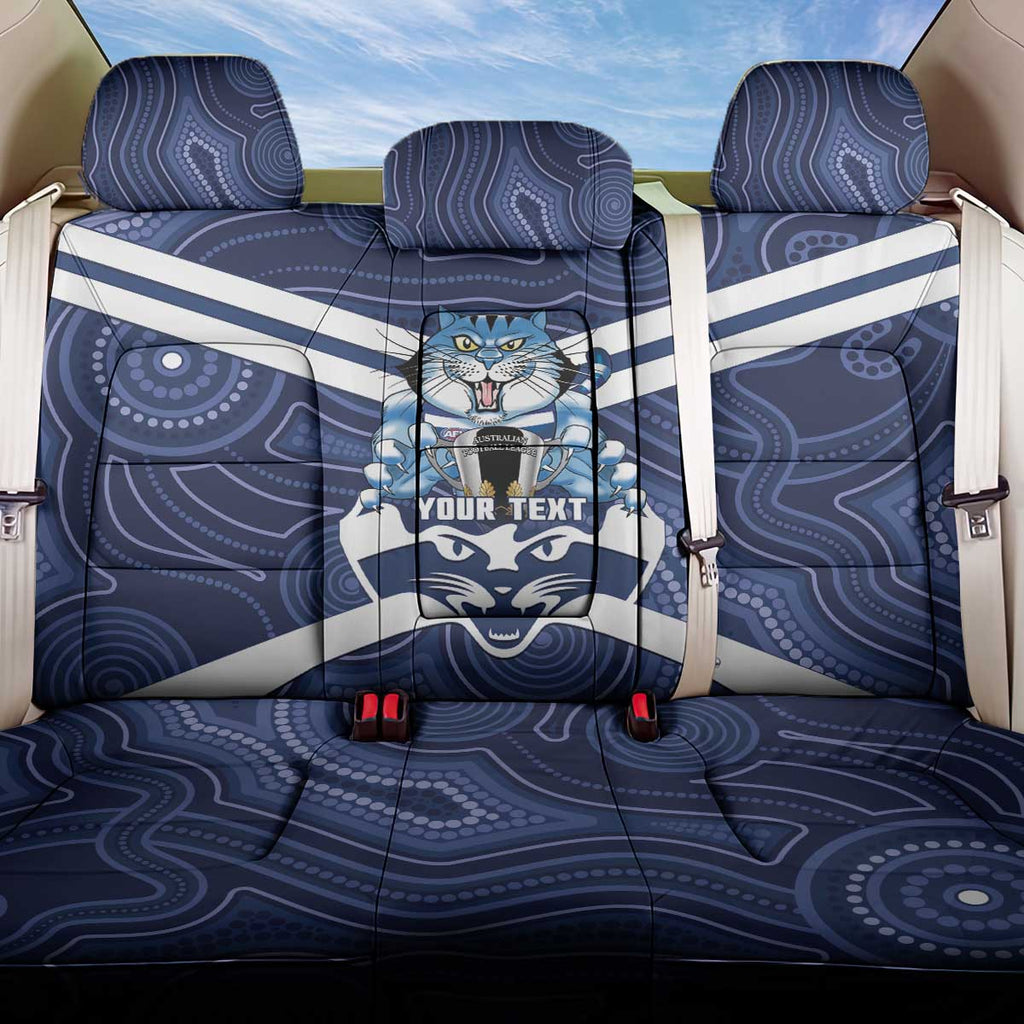 AFL Cats Football Personalised Back Car Seat Cover Final Geelong Premiers Trophy Aboriginal - Aussie Hoodie