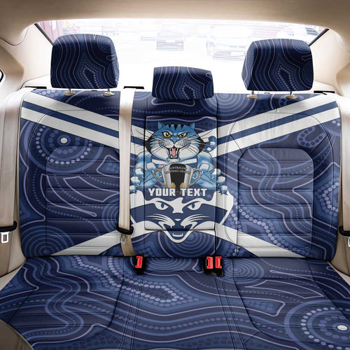 AFL Cats Football Personalised Back Car Seat Cover Final Geelong Premiers Trophy Aboriginal - Aussie Hoodie