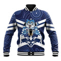 AFL Cats Football Personalised Baseball Jacket Final Geelong Premiers Trophy Aboriginal - Aussie Hoodie
