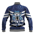 AFL Cats Football Personalised Baseball Jacket Final Geelong Premiers Trophy Aboriginal - Aussie Hoodie