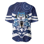 AFL Cats Football Personalised Baseball Jersey Final Geelong Premiers Trophy Aboriginal - Aussie Hoodie