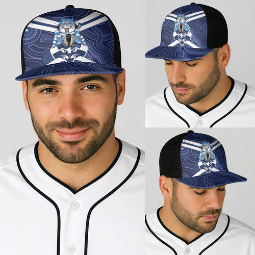AFL Cats Football Baseball Net Cap Final Geelong Premiers Trophy Aboriginal - Aussie Hoodie