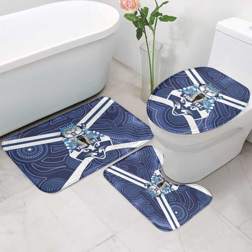 AFL Cats Football Personalised Bathroom Set Final Geelong Premiers Trophy Aboriginal - Aussie Hoodie