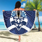 AFL Cats Football Personalised Beach Blanket Final Geelong Premiers Trophy Aboriginal - Aussie Hoodie