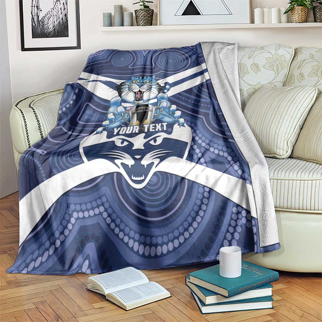 AFL Cats Football Personalised Blanket Final Geelong Premiers Trophy Aboriginal - Aussie Hoodie