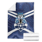 AFL Cats Football Personalised Blanket Final Geelong Premiers Trophy Aboriginal - Aussie Hoodie