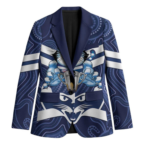 AFL Cats Football Personalised Blazer Final Geelong Premiers Trophy Aboriginal - Aussie Hoodie