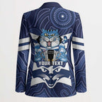 AFL Cats Football Personalised Blazer Final Geelong Premiers Trophy Aboriginal - Aussie Hoodie