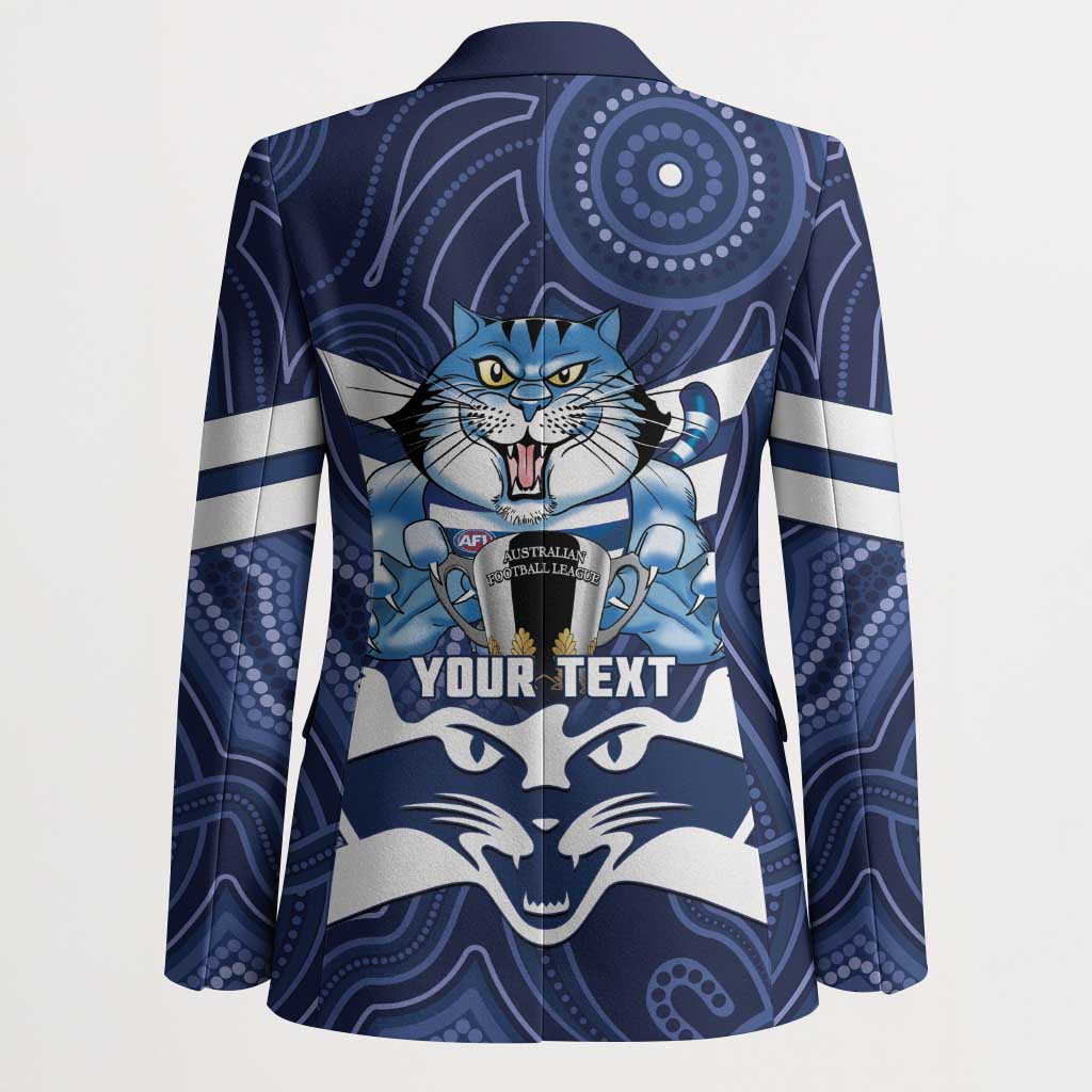 AFL Cats Football Personalised Blazer Final Geelong Premiers Trophy Aboriginal - Aussie Hoodie
