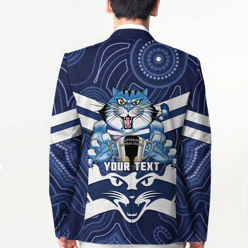 AFL Cats Football Personalised Blazer Final Geelong Premiers Trophy Aboriginal - Aussie Hoodie