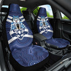AFL Cats Football Personalised Car Seat Cover Final Geelong Premiers Trophy Aboriginal - Aussie Hoodie