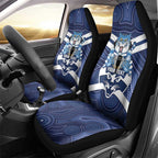 AFL Cats Football Personalised Car Seat Cover Final Geelong Premiers Trophy Aboriginal - Aussie Hoodie
