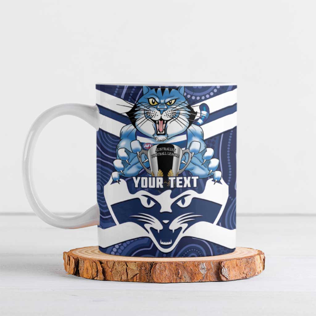 AFL Cats Football Personalised Ceramic Mug Final Geelong Premiers Trophy Aboriginal - Aussie Hoodie
