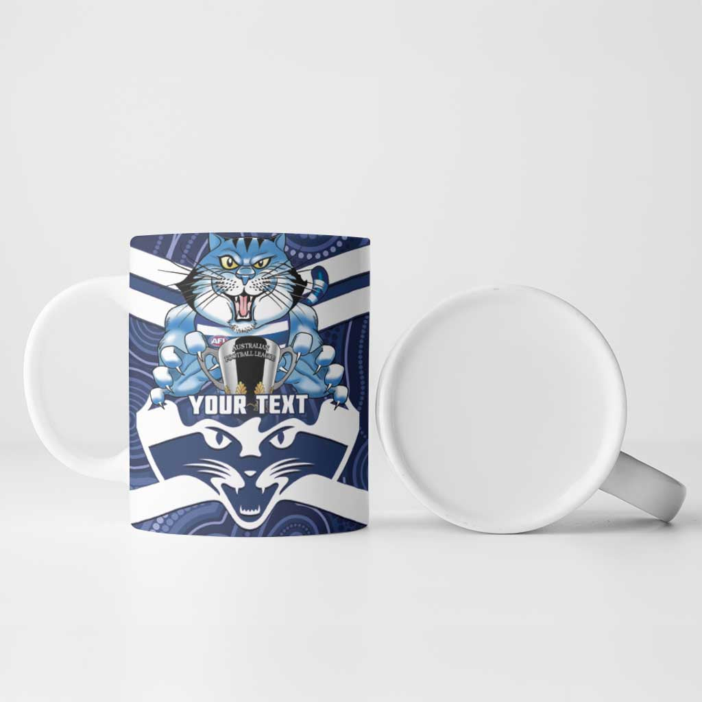 AFL Cats Football Personalised Ceramic Mug Final Geelong Premiers Trophy Aboriginal - Aussie Hoodie