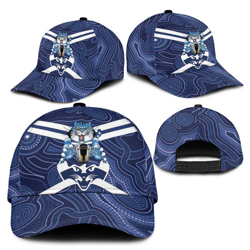 AFL Cats Football Classic Cap Final Geelong Premiers Trophy Aboriginal - Aussie Hoodie