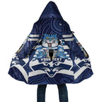 AFL Cats Football Personalised Cloak Final Geelong Premiers Trophy Aboriginal - Aussie Hoodie