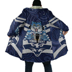 AFL Cats Football Personalised Cloak Final Geelong Premiers Trophy Aboriginal - Aussie Hoodie