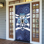 AFL Cats Football Personalised Door Cover Final Geelong Premiers Trophy Aboriginal - Aussie Hoodie