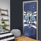 AFL Cats Football Personalised Door Cover Final Geelong Premiers Trophy Aboriginal - Aussie Hoodie